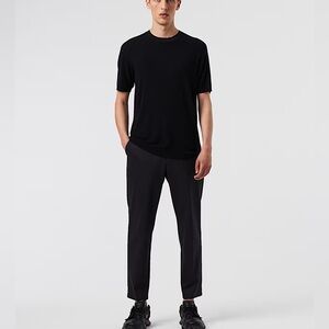 Alpha Tauri Men's Black Dress Pants